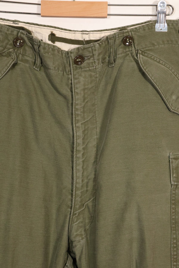 1952年契約　L-L　アメリカ軍　M-1951　フィードパンツ　大きめサイズ　中古品