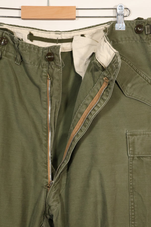 1952年契約　L-L　アメリカ軍　M-1951　フィードパンツ　大きめサイズ　中古品