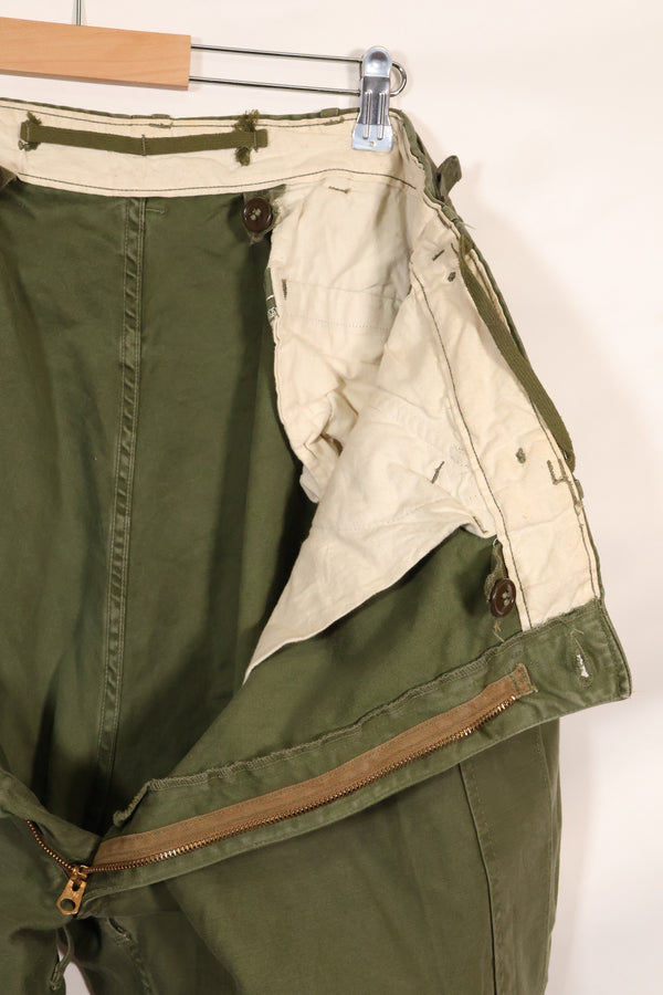 1952年契約　アメリカ軍　M-1951　フィールドパンツ　寒冷地用パンツ　中古品