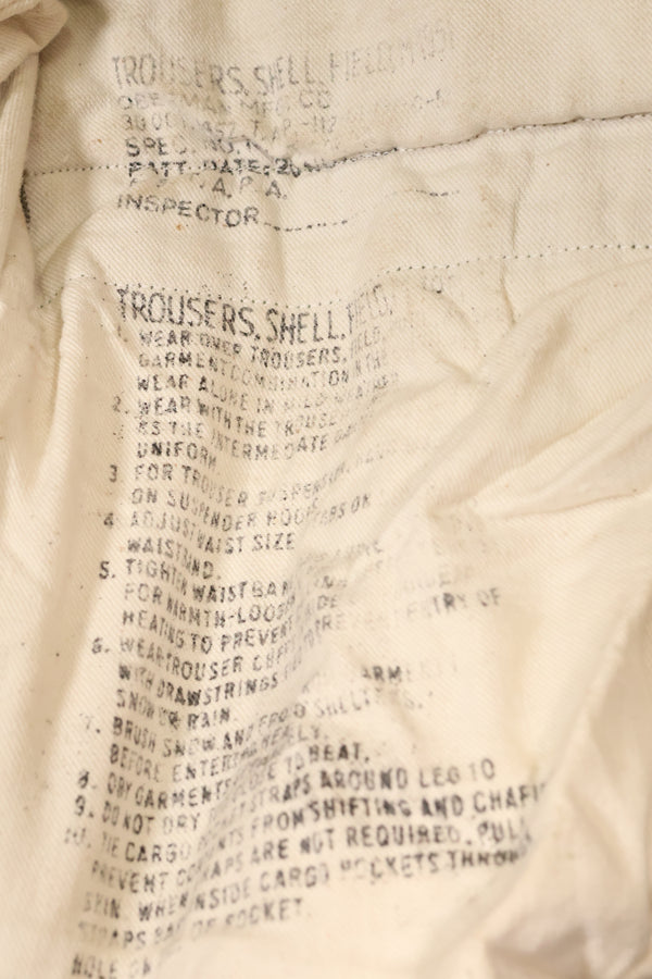 1952年契約　アメリカ軍　M-1951　フィールドパンツ　寒冷地用パンツ　中古品