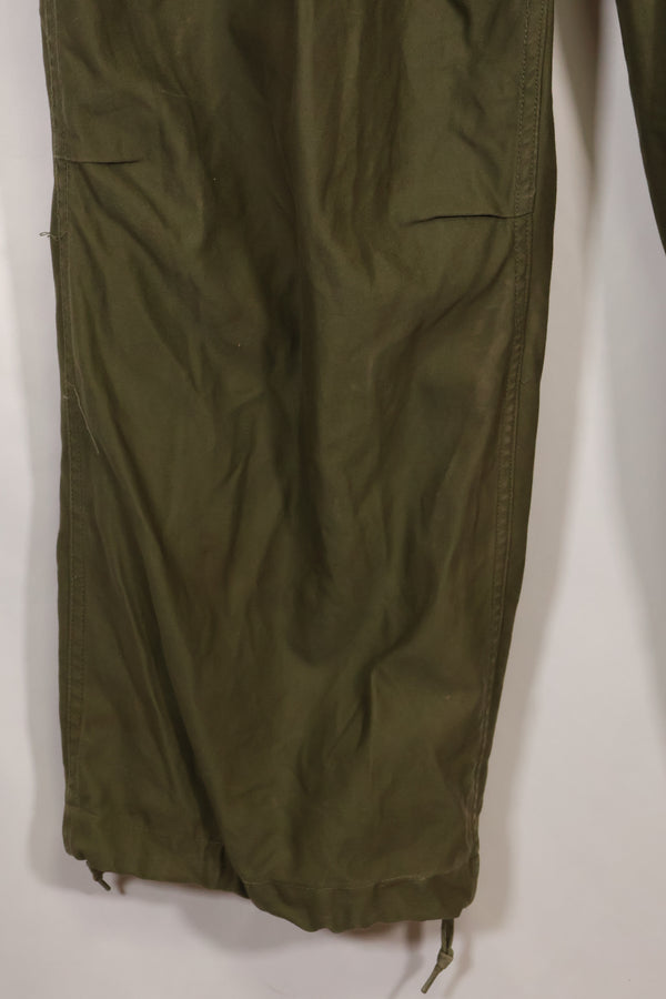 1953年契約　大きめサイズ　アメリカ軍　M-1951　フィールドパンツ　カーゴパンツ　中古品