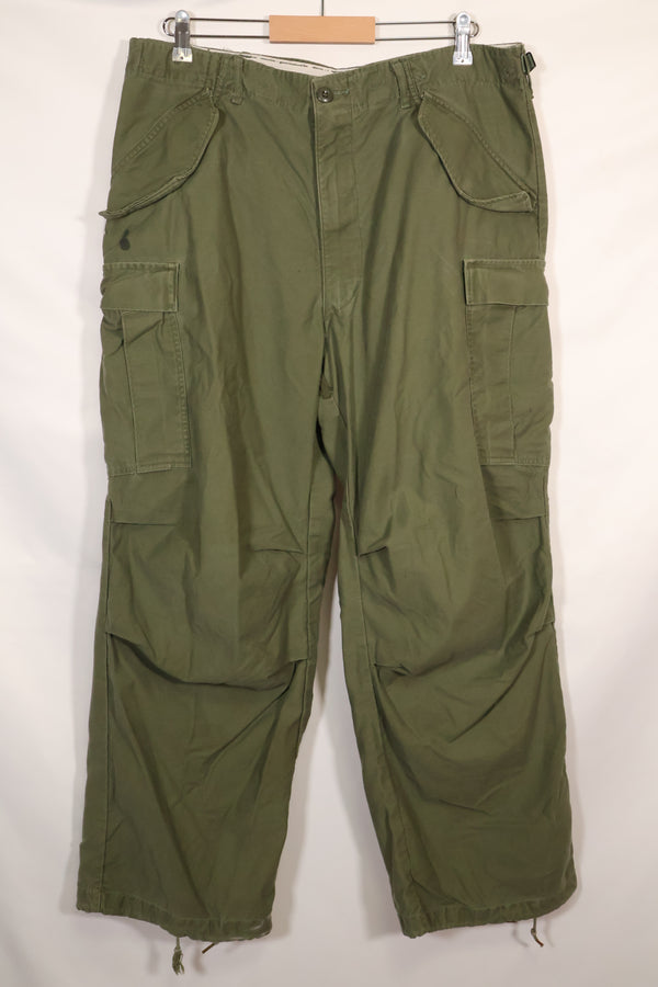 1960年代〜70年代　推定 M-R　アメリカ軍　M65 コットン製　フィールドパンツ　　中古品