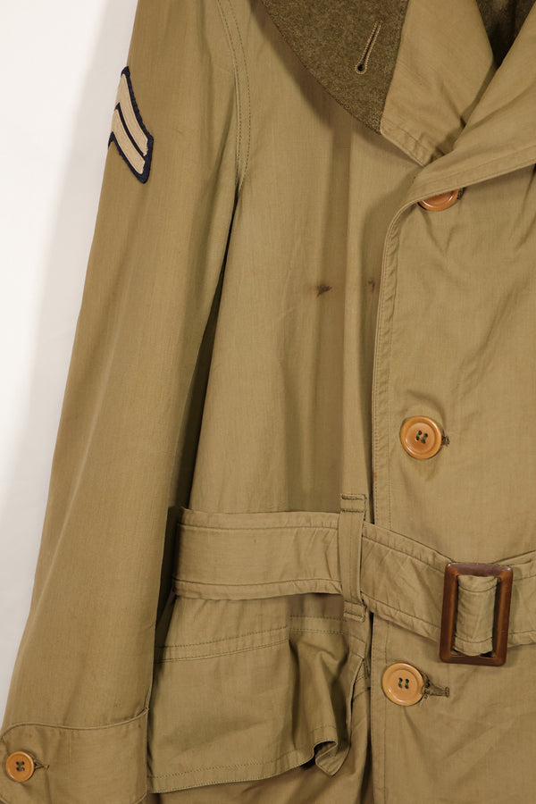 実物　1940年代　アメリカ軍　マッキーノコート　ジープコート　中古品　パッチ後付け
