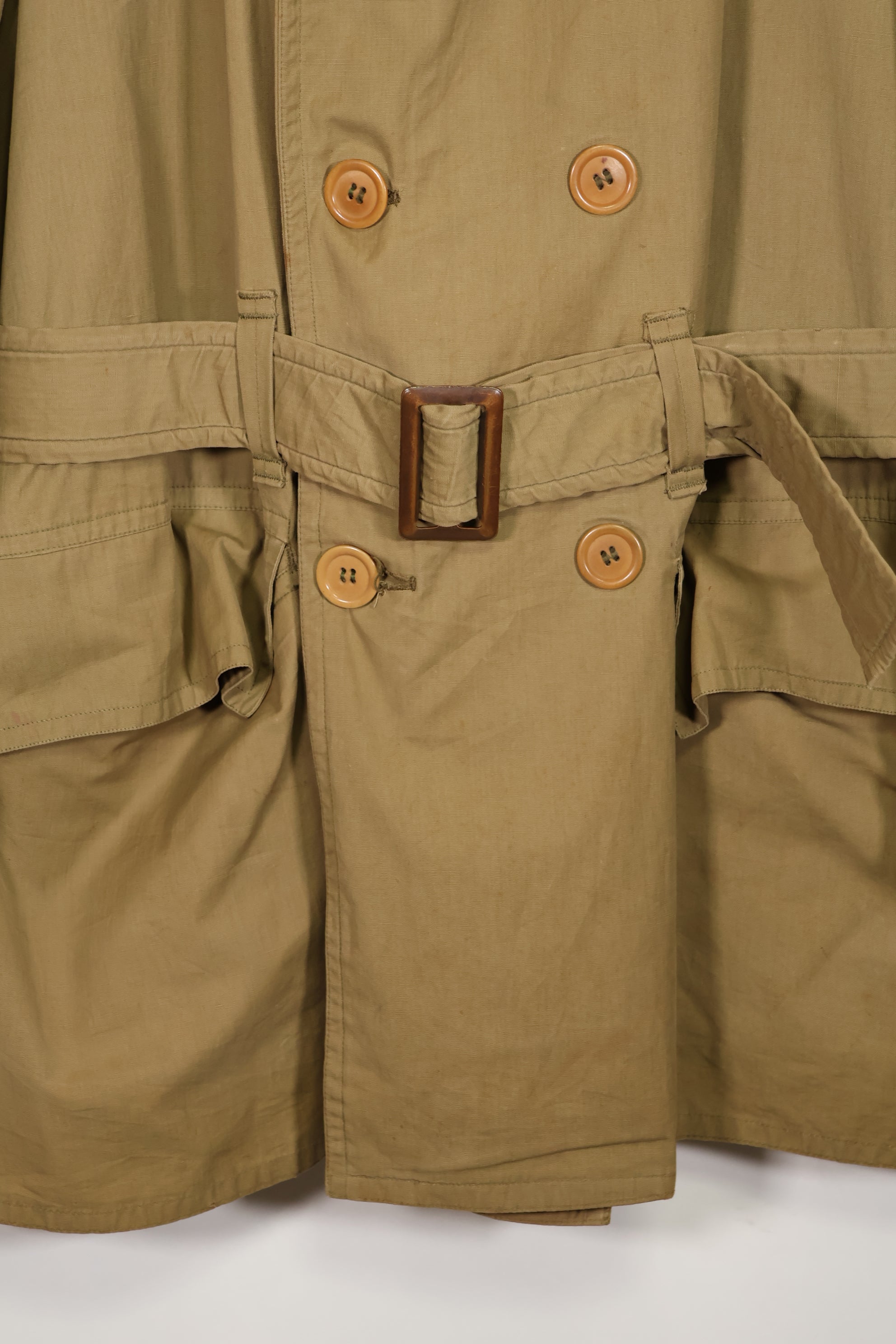 実物　1940年代　アメリカ軍　マッキーノコート　ジープコート　中古品　パッチ後付け