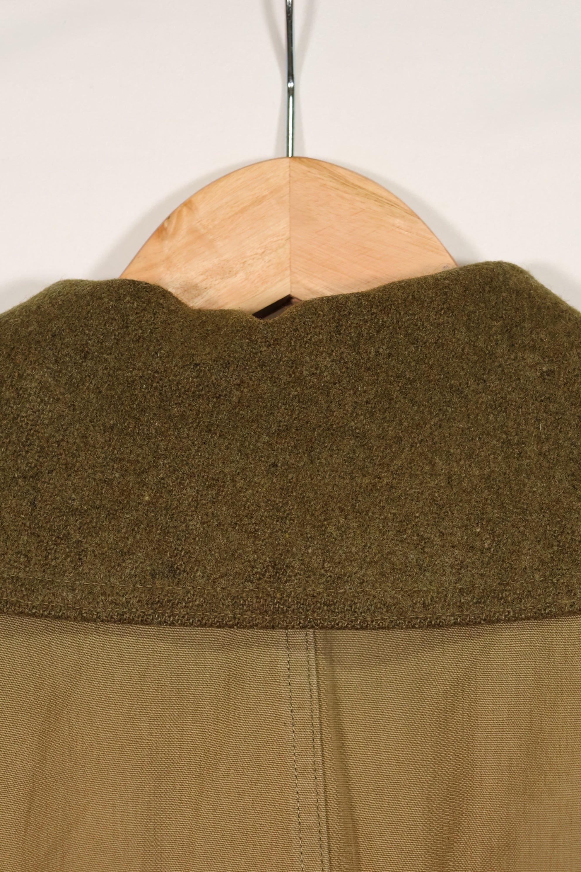 実物　1940年代　アメリカ軍　マッキーノコート　ジープコート　中古品　パッチ後付け