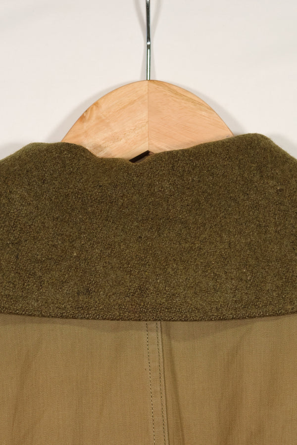 実物　1940年代　アメリカ軍　マッキーノコート　ジープコート　中古品　パッチ後付け