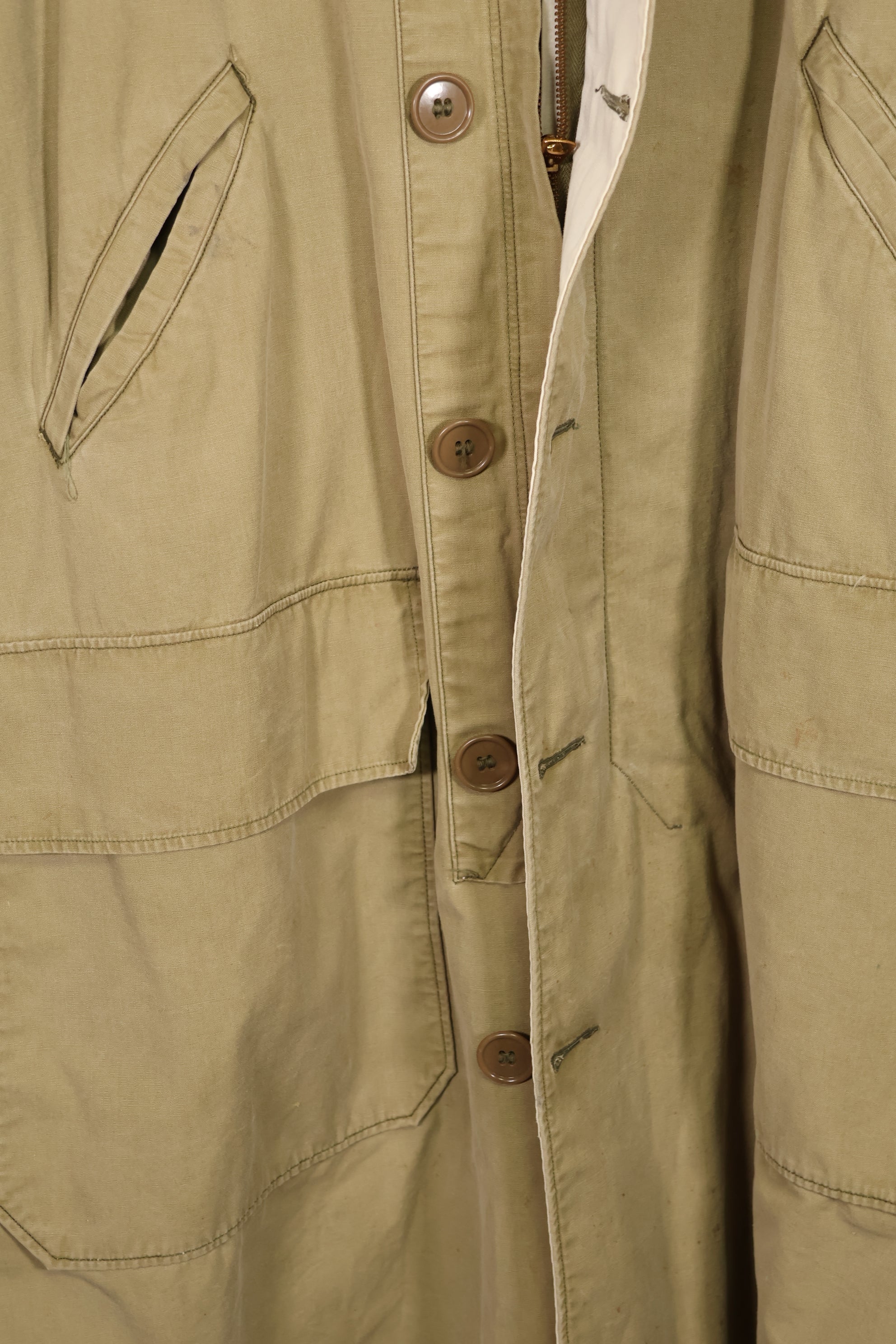 実物　1940年代　アメリカ陸軍　山岳兵　マウンテンパーカー　リバーシブル　中古品