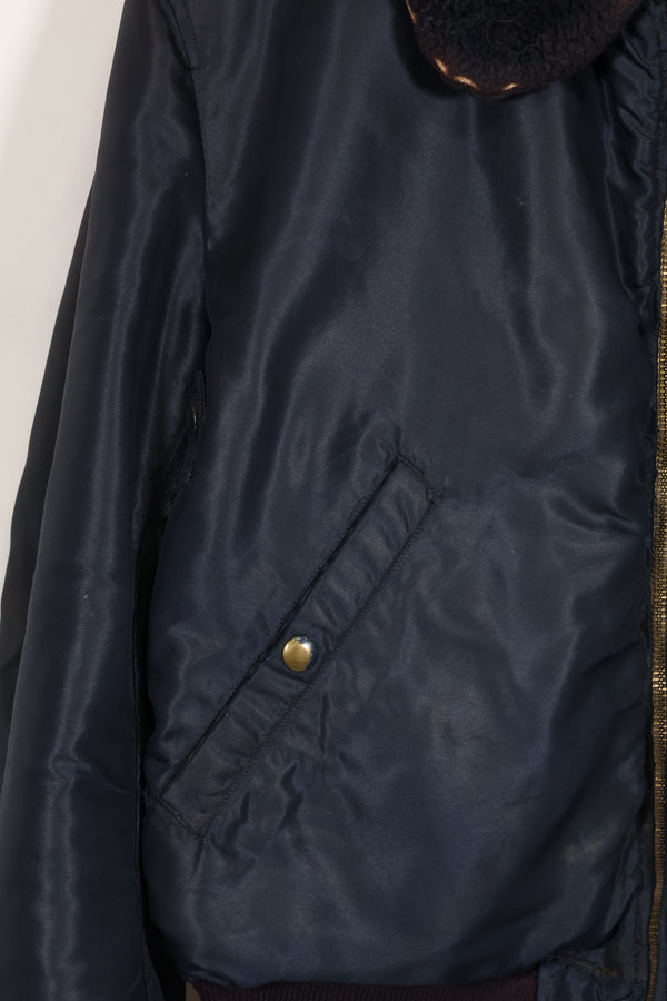 実物　1950年代　アメリカ空軍　B-15C　高高度　フライトジャケット　ジッパーレストア品　中古品