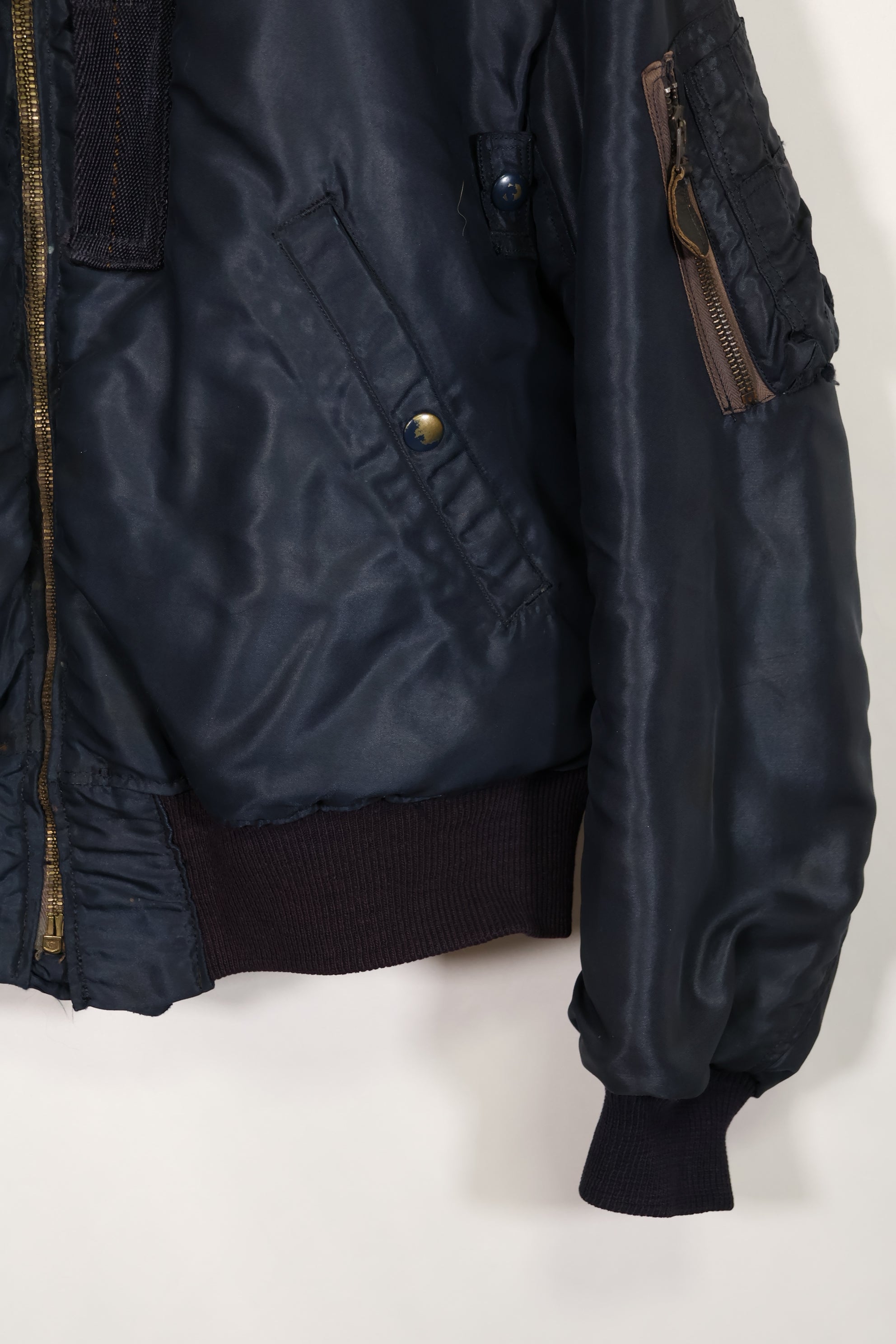 実物　1950年代　アメリカ空軍　B-15C　高高度　フライトジャケット　ジッパーレストア品　中古品