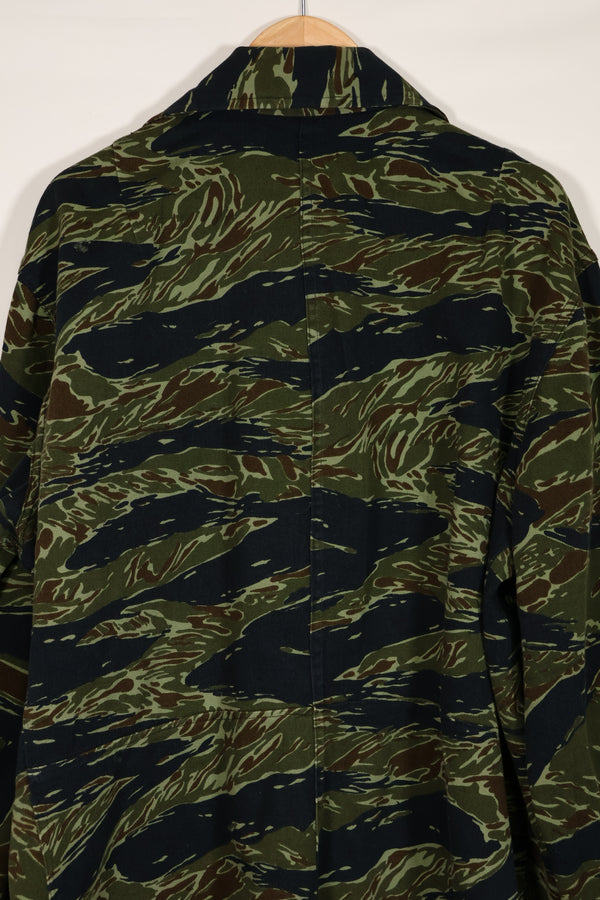 実物　1970年代　タイ製　タイタイガー　タイガーストライプパターン　ハンティングジャケット　中古品