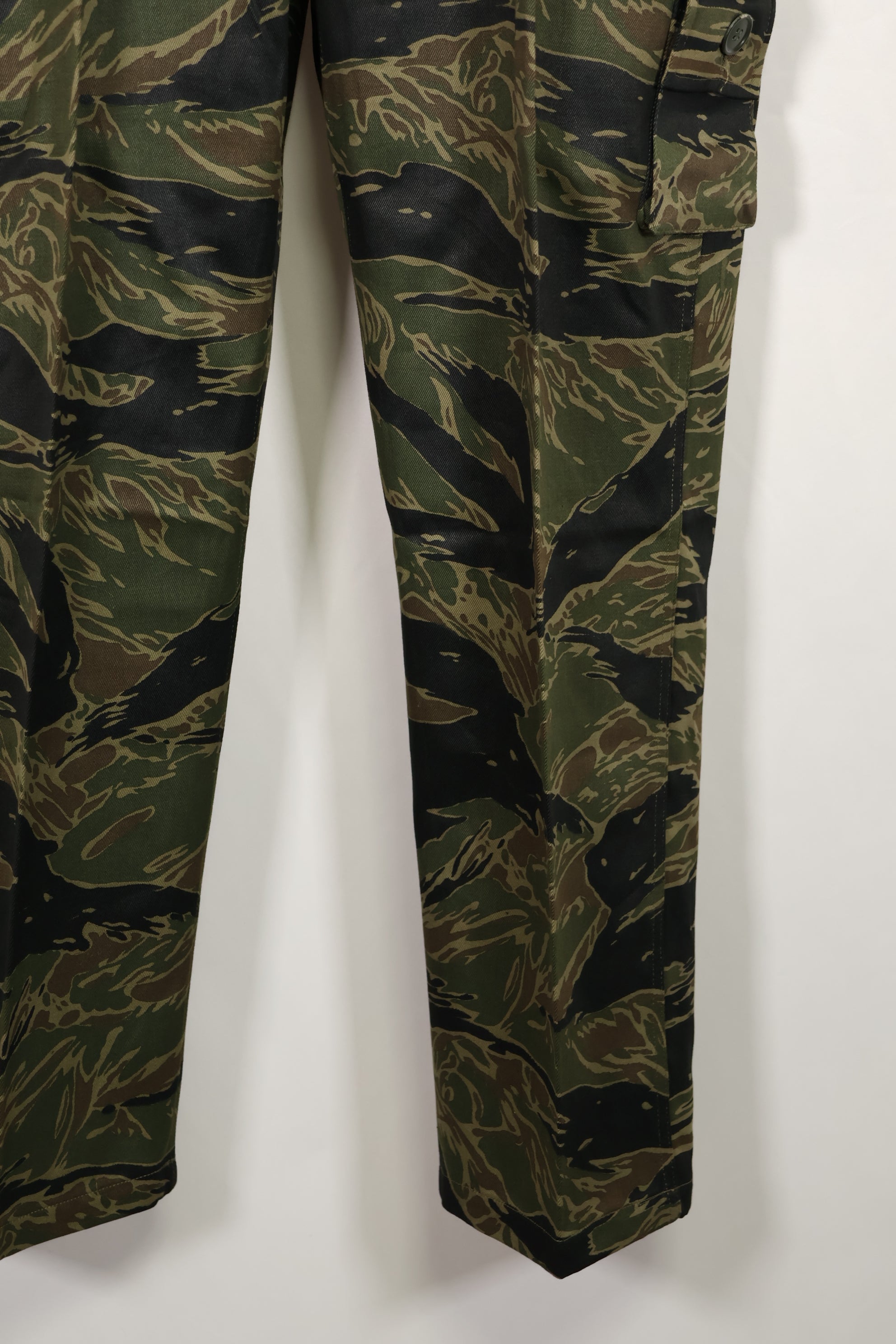 実物　デッドストック　USカット　シルバータイガーストライプ　パンツ　US-S　YKKジッパー