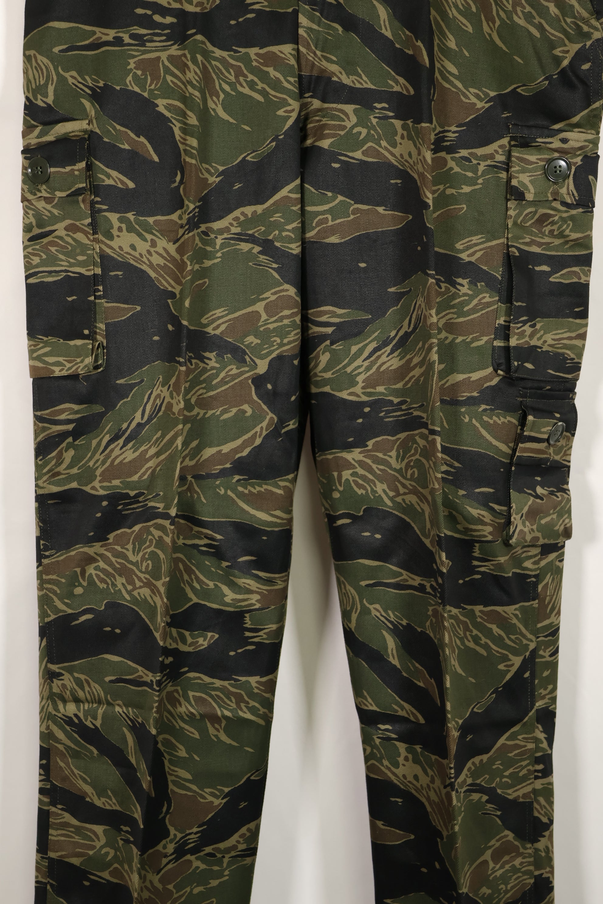 実物　デッドストック　USカット　シルバータイガーストライプ　パンツ　US-S　YKKジッパー