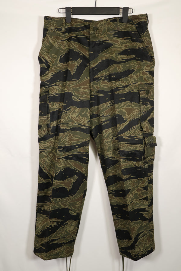 実物　デッドストック　USカット　シルバータイガーストライプ　パンツ　US-M 改造あり　B