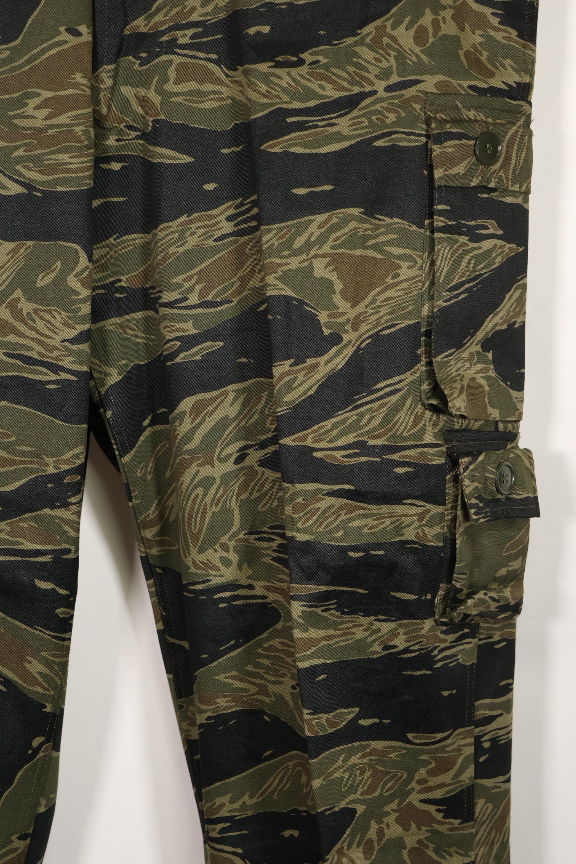 実物　デッドストック　USカット　シルバータイガーストライプ　パンツ　US-M 改造あり　B