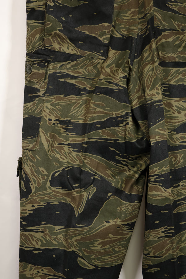 実物　デッドストック　USカット　シルバータイガーストライプ　パンツ　US-M 改造あり　B