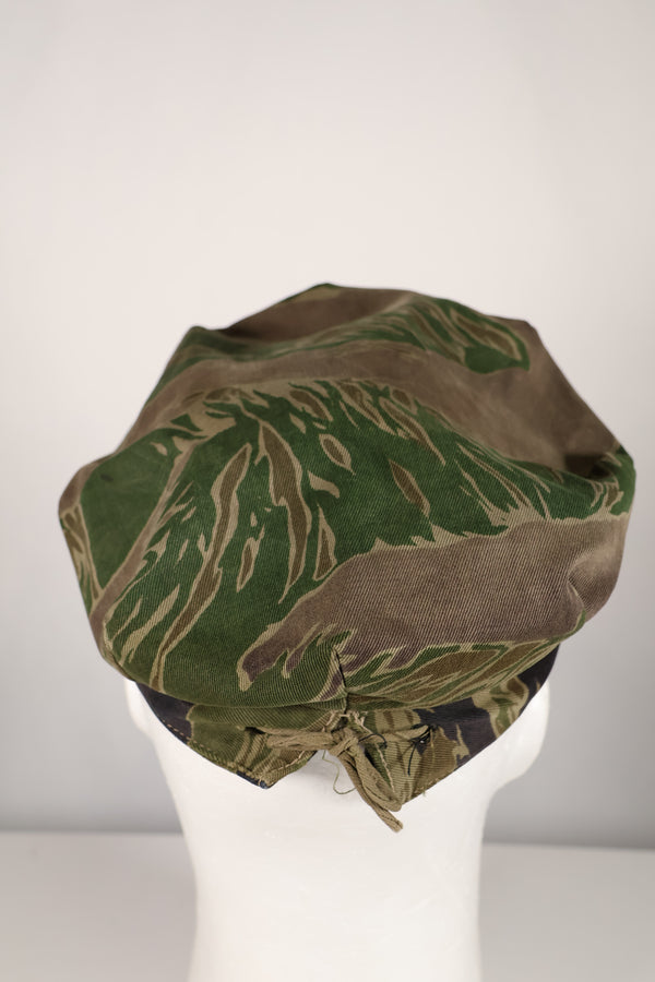 実物　沖縄タイガーパターン　CIDGハット　タイガーストライプ　ハット　退色あり　中古品