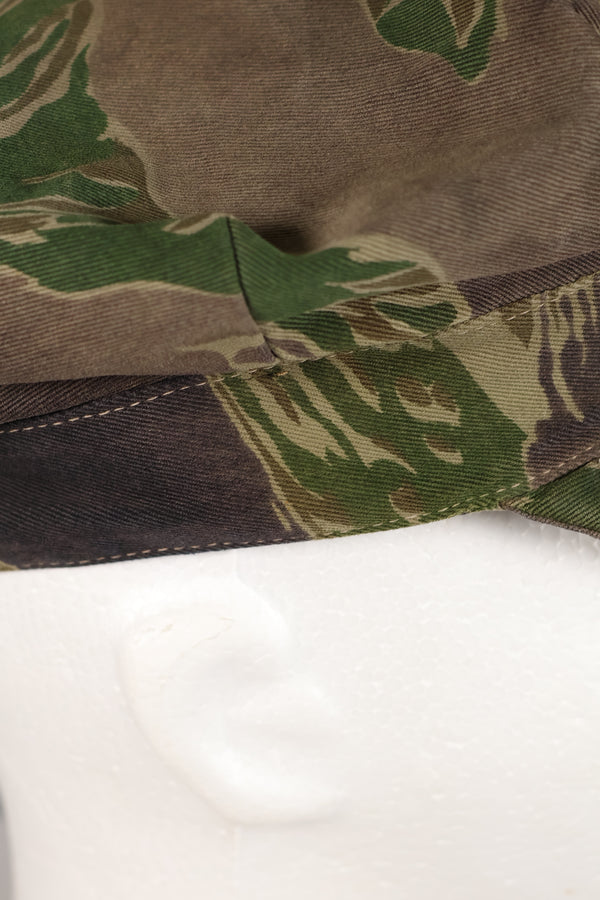 実物　沖縄タイガーパターン　CIDGハット　タイガーストライプ　ハット　退色あり　中古品