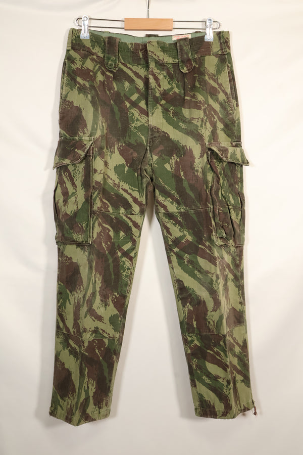 1960年代〜70年代　ポルトガル軍　リザード迷彩　カーゴパンツ　中古品