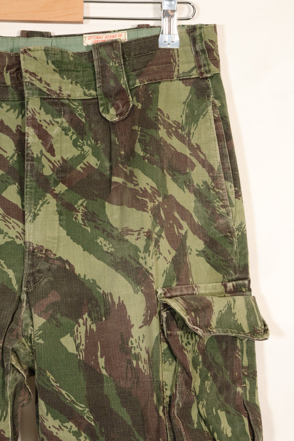1960年代〜70年代　ポルトガル軍　リザード迷彩　カーゴパンツ　中古品