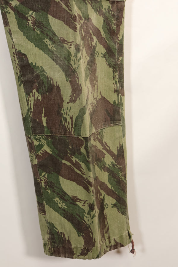 1960年代〜70年代　ポルトガル軍　リザード迷彩　カーゴパンツ　中古品