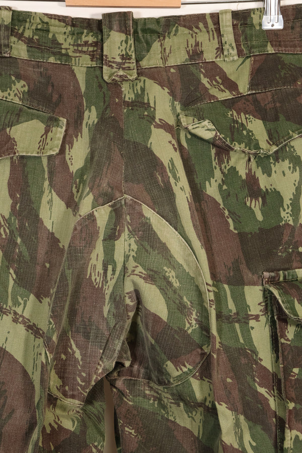 1960年代〜70年代　ポルトガル軍　リザード迷彩　カーゴパンツ　中古品