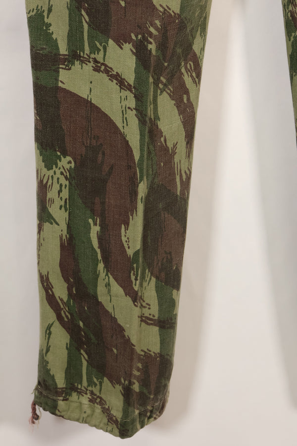 1960年代〜70年代　ポルトガル軍　リザード迷彩　カーゴパンツ　中古品