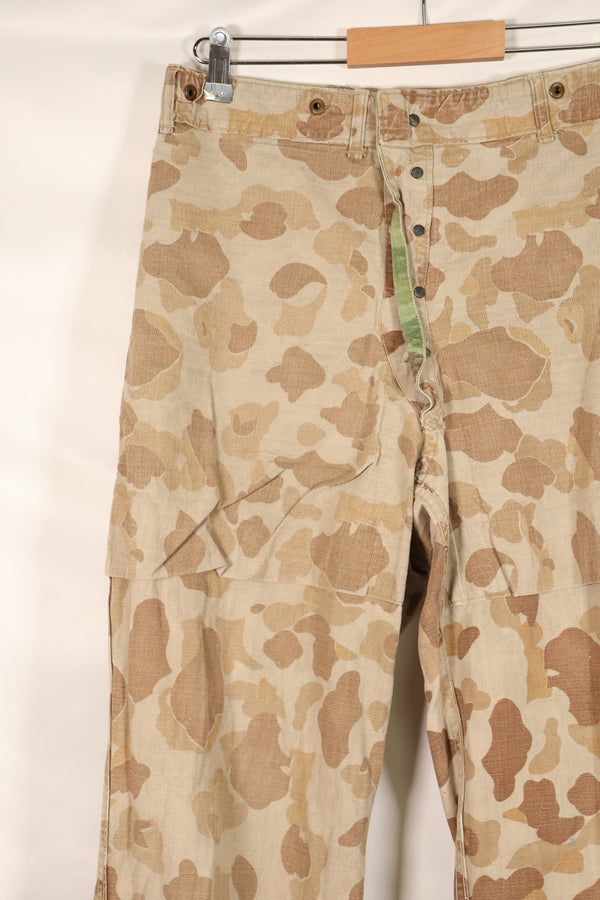 1940年代　P-44 フロッグスキン迷彩　パンツ　USMC　退色あり　傷あり　中古品