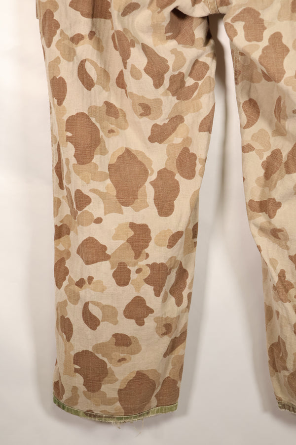 1940年代　P-44 フロッグスキン迷彩　パンツ　USMC　退色あり　傷あり　中古品