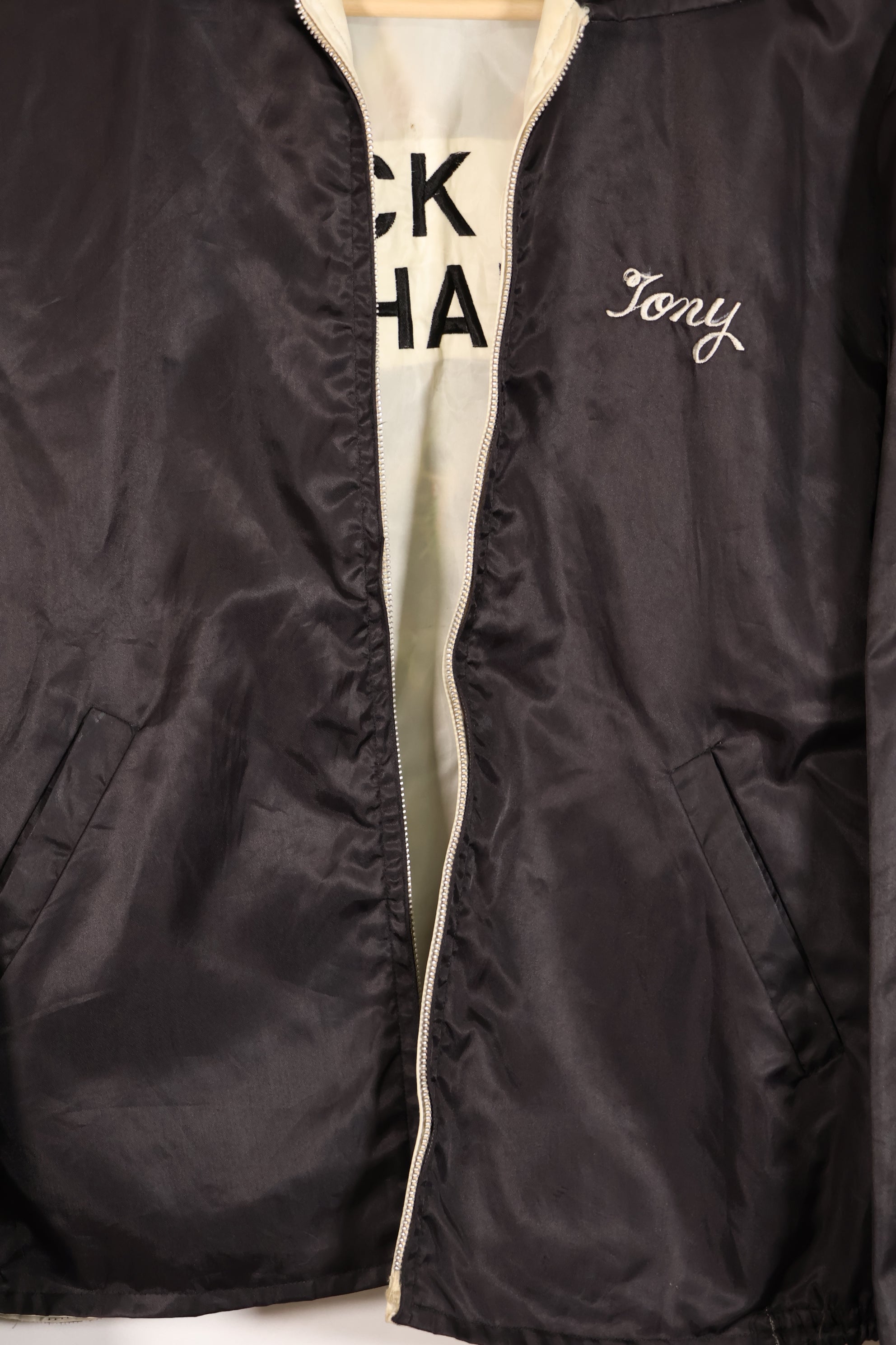 実物　ベトナム戦争　ツアージャケット　CAM RAHN BAY 1966-67　ジッパー破損あり