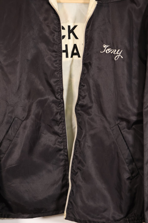 実物　ベトナム戦争　ツアージャケット　CAM RAHN BAY 1966-67　ジッパー破損あり