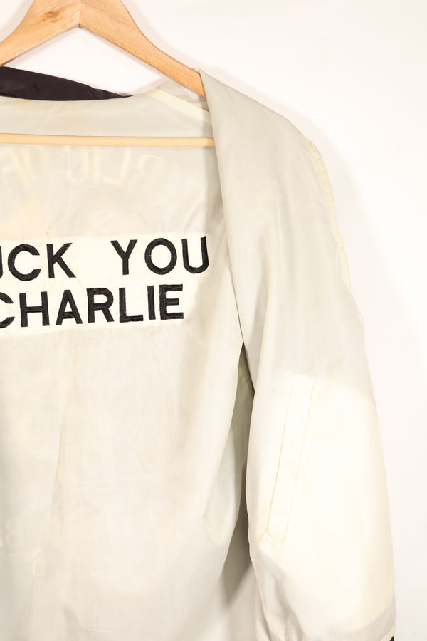 実物　ベトナム戦争　ツアージャケット　CAM RAHN BAY 1966-67　ジッパー破損あり