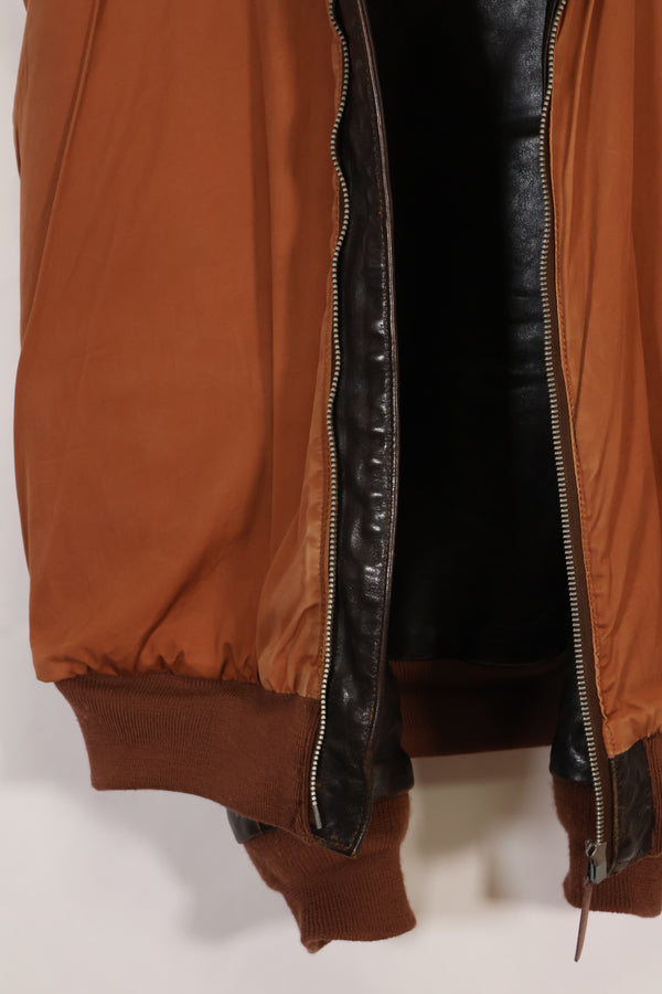 2000年代製　サイズ 44　リアルマッコイズ製　A-2 フライトジャケット　リブリペア済　中古品