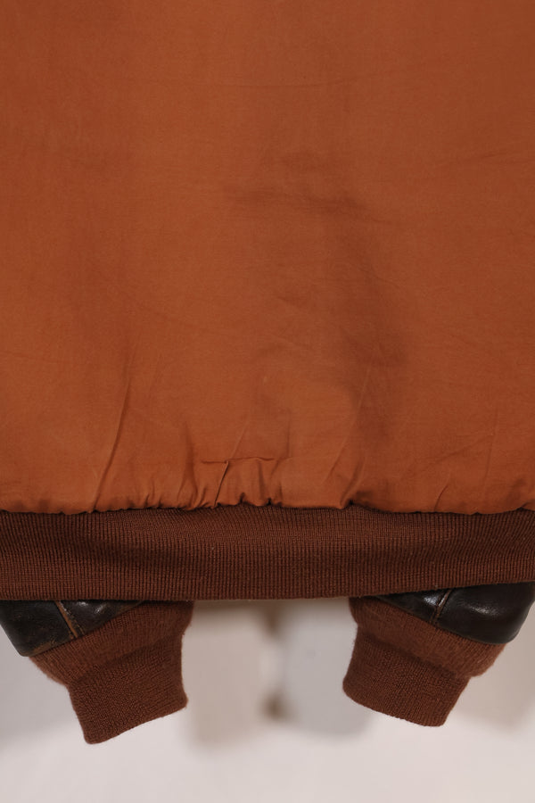 2000年代製　サイズ 44　リアルマッコイズ製　A-2 フライトジャケット　リブリペア済　中古品