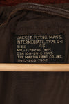 1969年契約　サイズ 46　アメリカ海軍　G-1　フライトジャケット　ヘリパイロット改造　希少個体　中古品