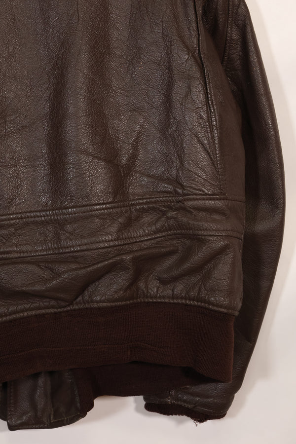 1969年契約　サイズ 46　アメリカ海軍　G-1　フライトジャケット　ヘリパイロット改造　希少個体　中古品