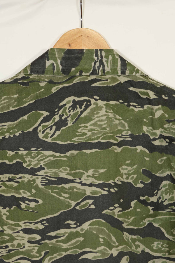 1960年代　タイガーストライプ　シャツ　CIDGパターン　特殊部隊パッチ　中古品