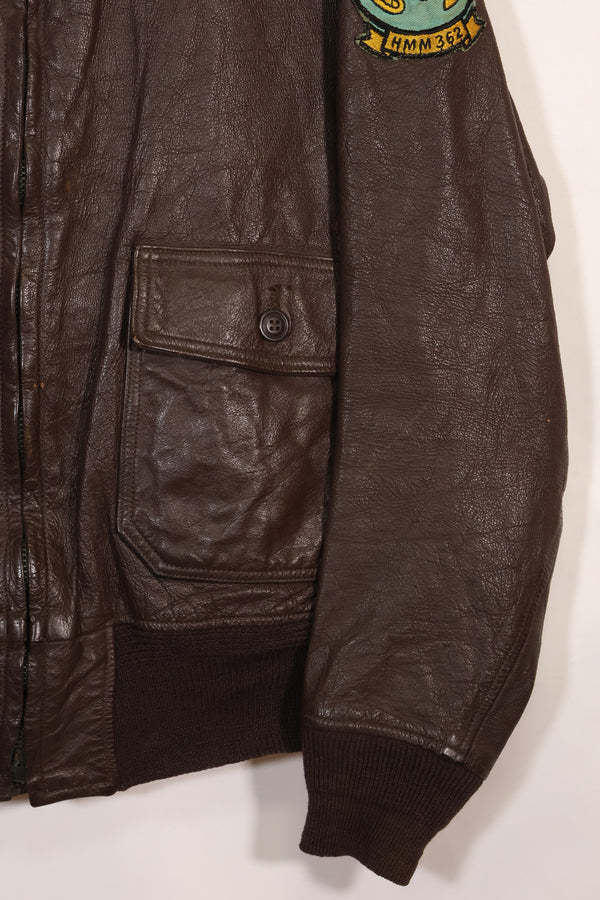 1960年代初頭ロット　サイズ 40 アメリカ海兵隊 G-1 UGLY ANGENLS フライトジャケット　中古品