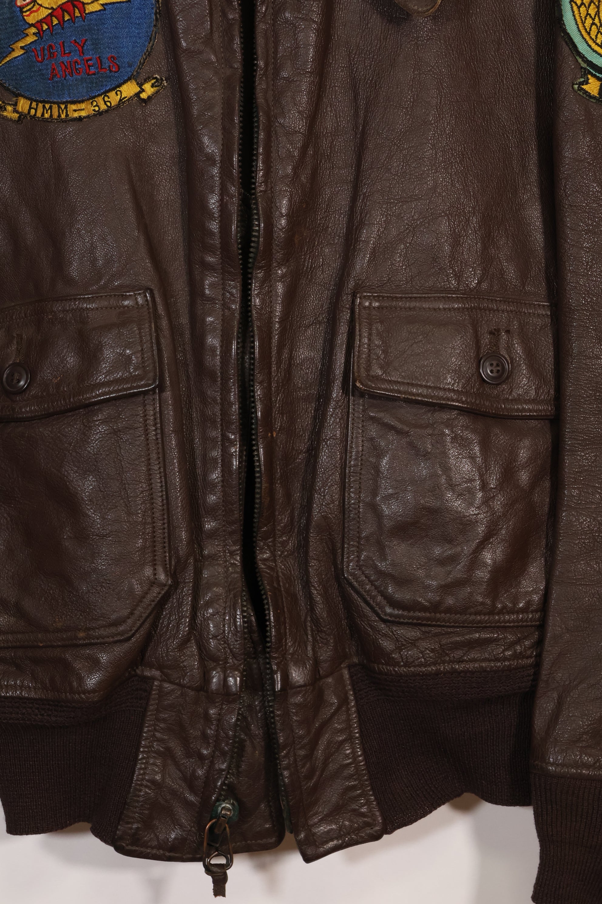 1960年代初頭ロット　サイズ 40 アメリカ海兵隊 G-1 UGLY ANGENLS フライトジャケット　中古品