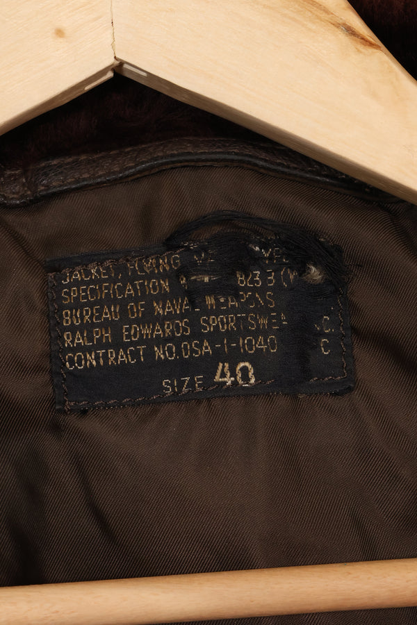 1960年代初頭ロット　サイズ 40 アメリカ海兵隊 G-1 UGLY ANGENLS フライトジャケット　中古品