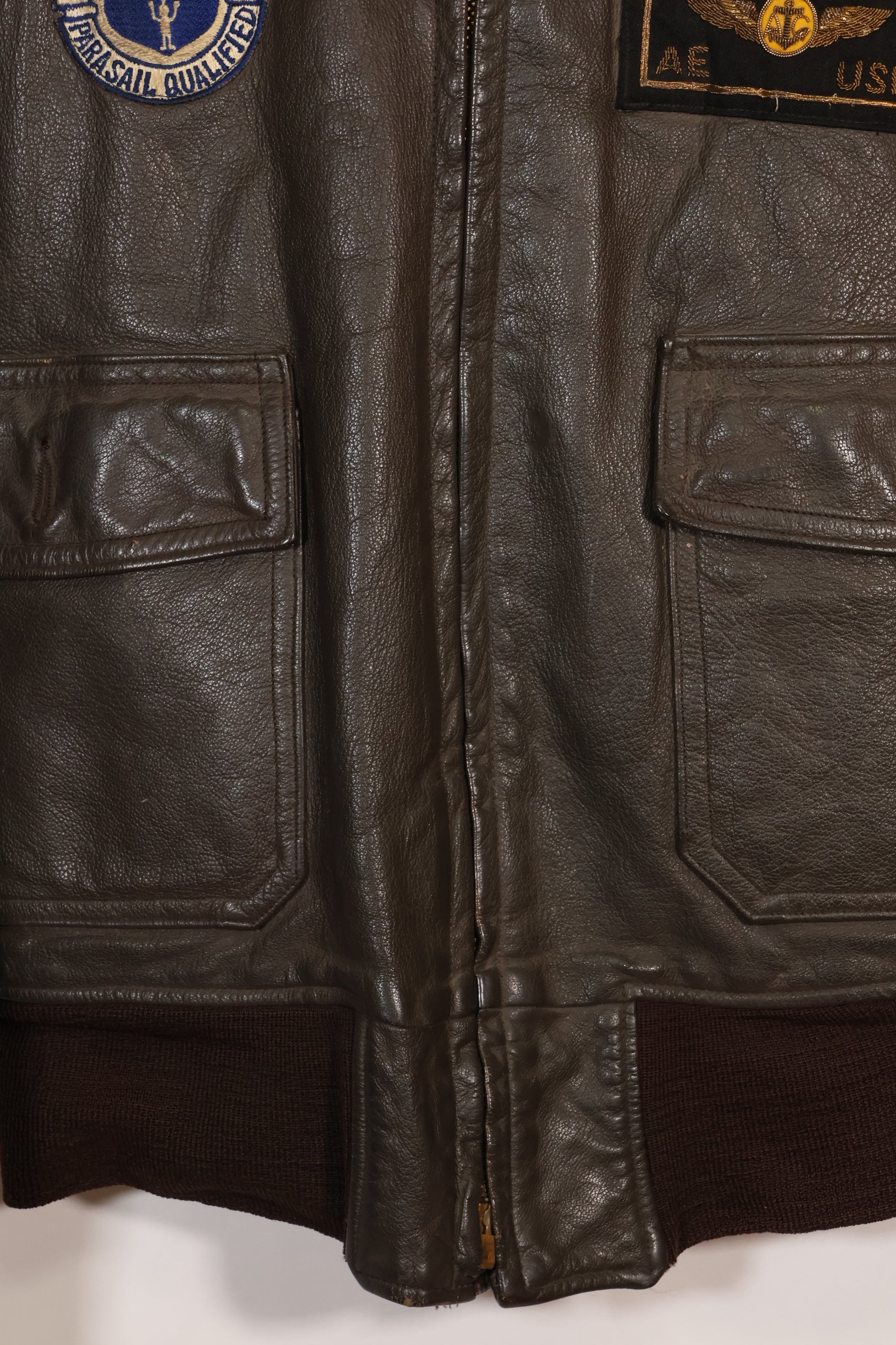 1968年契約　サイズ42 アメリカ海軍　G-1 フライトジャケット　FAIRECONRON ONE　中古品