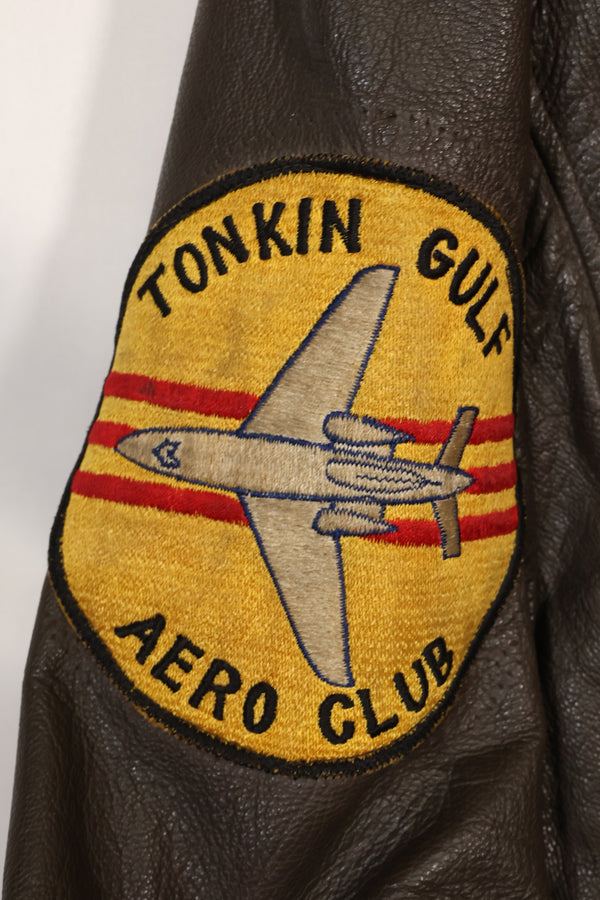 1968年契約　サイズ42 アメリカ海軍　G-1 フライトジャケット　FAIRECONRON ONE　中古品