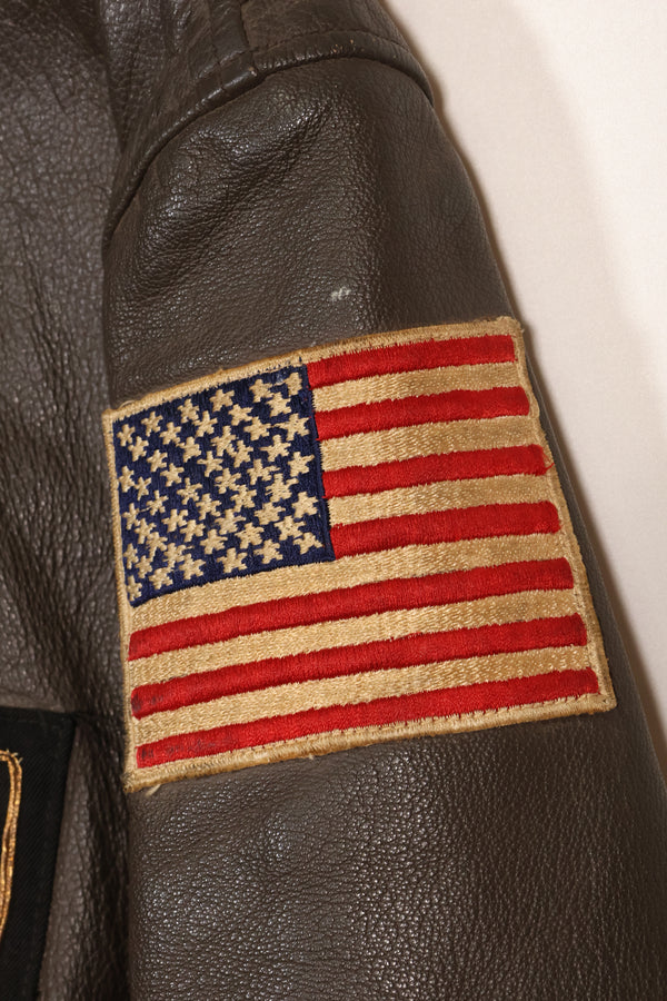 1968年契約　サイズ42 アメリカ海軍　G-1 フライトジャケット　FAIRECONRON ONE　中古品