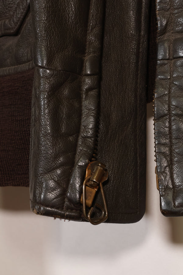 1968年契約　サイズ42 アメリカ海軍　G-1 フライトジャケット　FAIRECONRON ONE　中古品