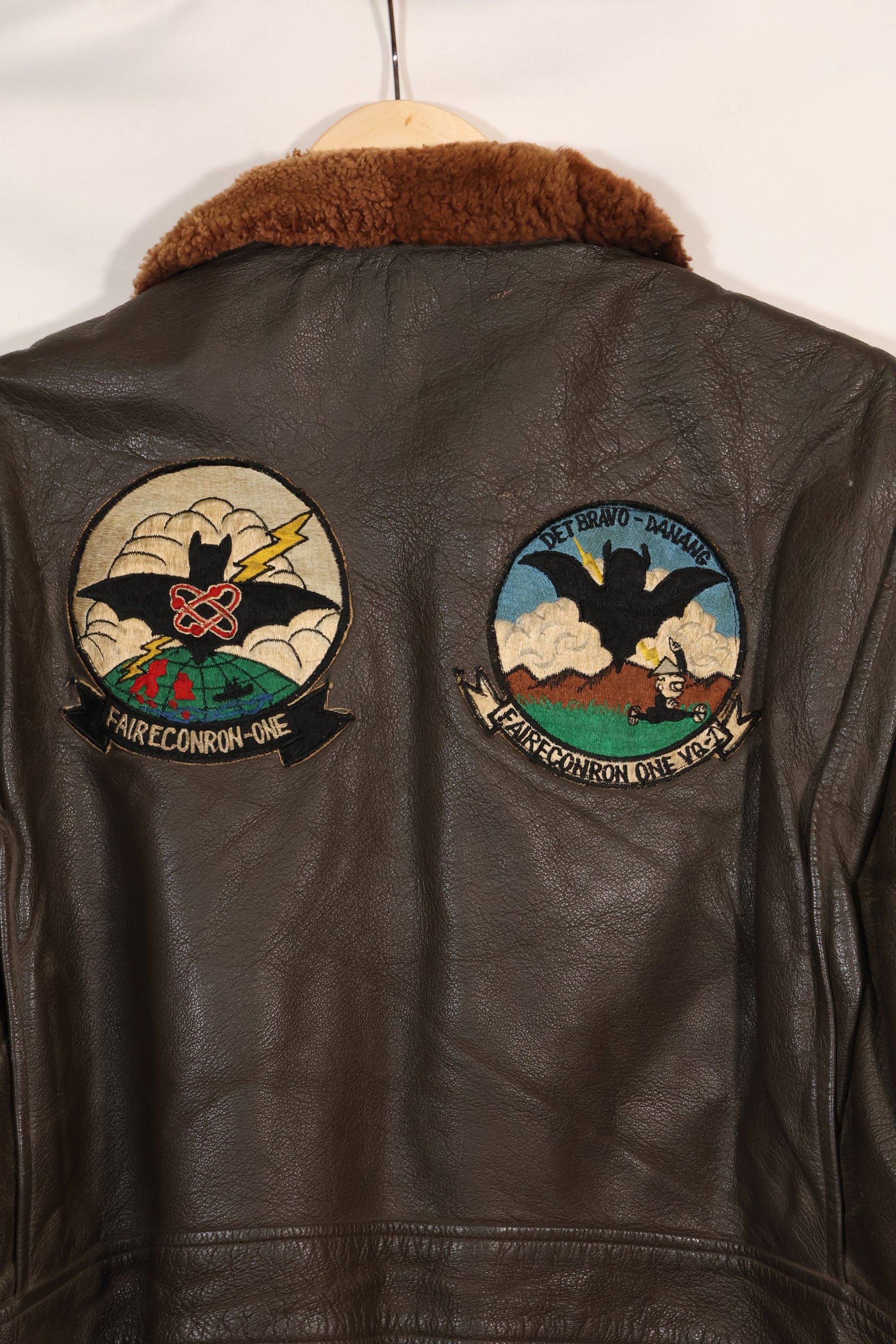 1968年契約　サイズ42 アメリカ海軍　G-1 フライトジャケット　FAIRECONRON ONE　中古品