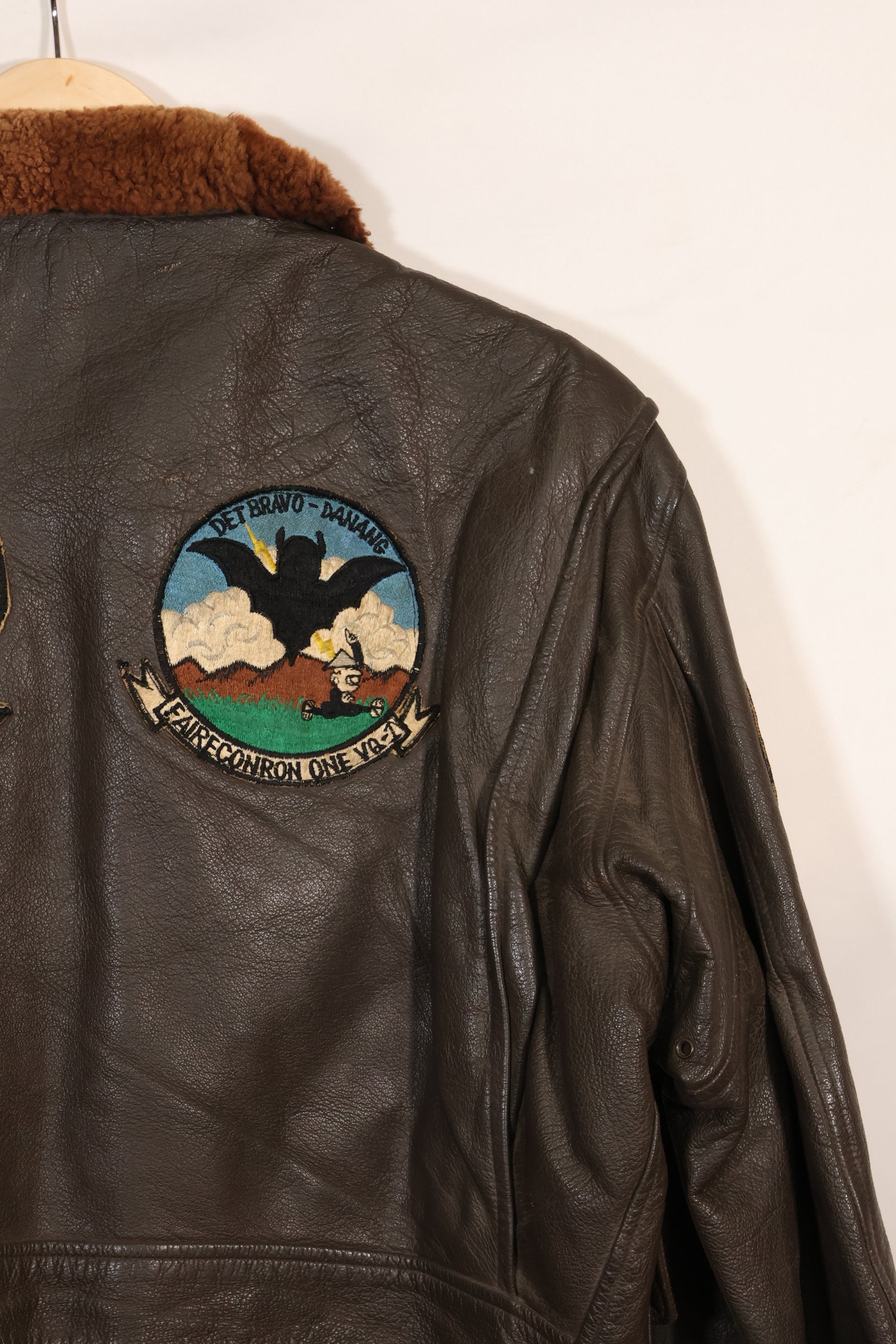 1968年契約　サイズ42 アメリカ海軍　G-1 フライトジャケット　FAIRECONRON ONE　中古品