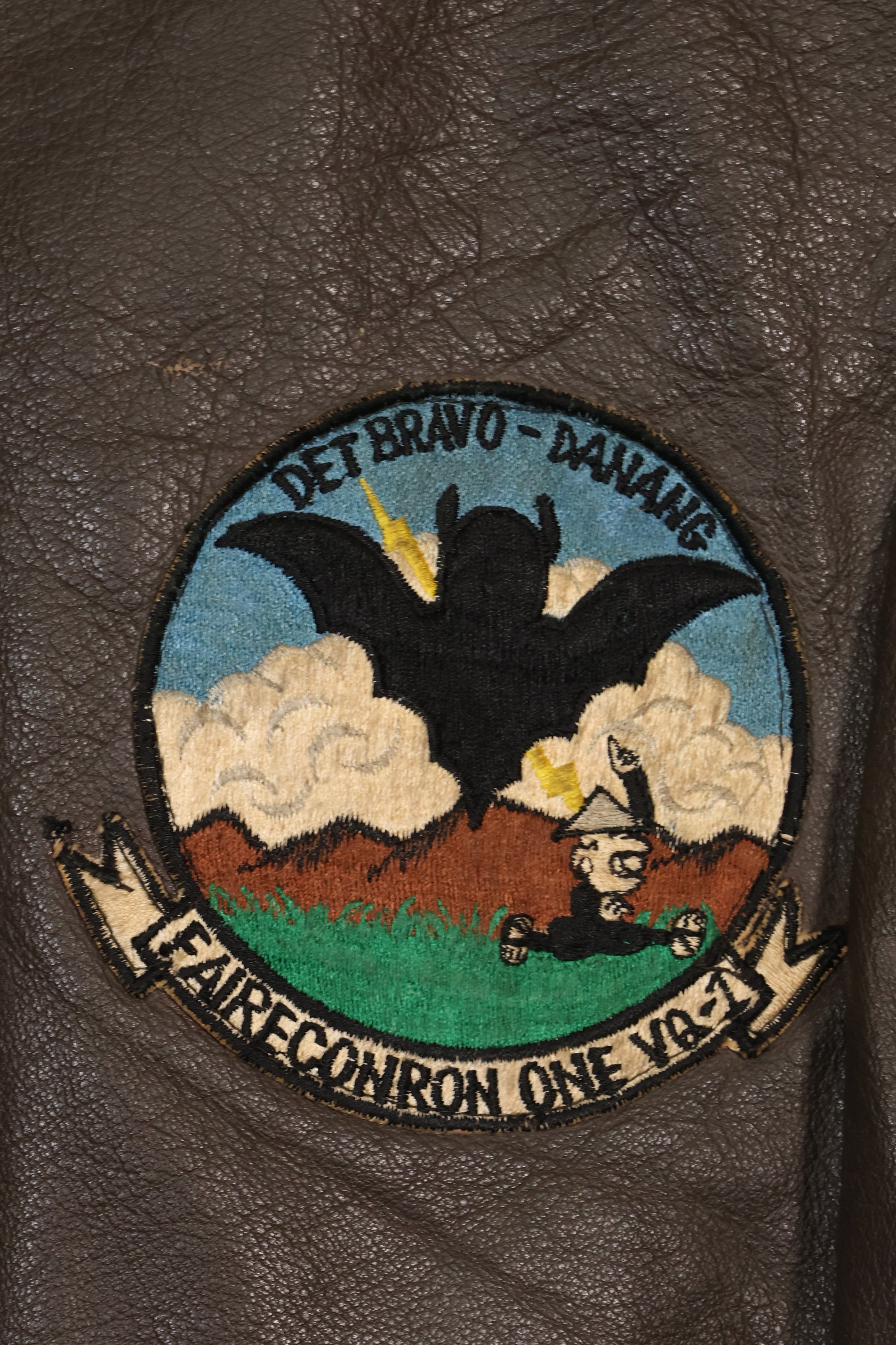 1968年契約　サイズ42 アメリカ海軍　G-1 フライトジャケット　FAIRECONRON ONE　中古品