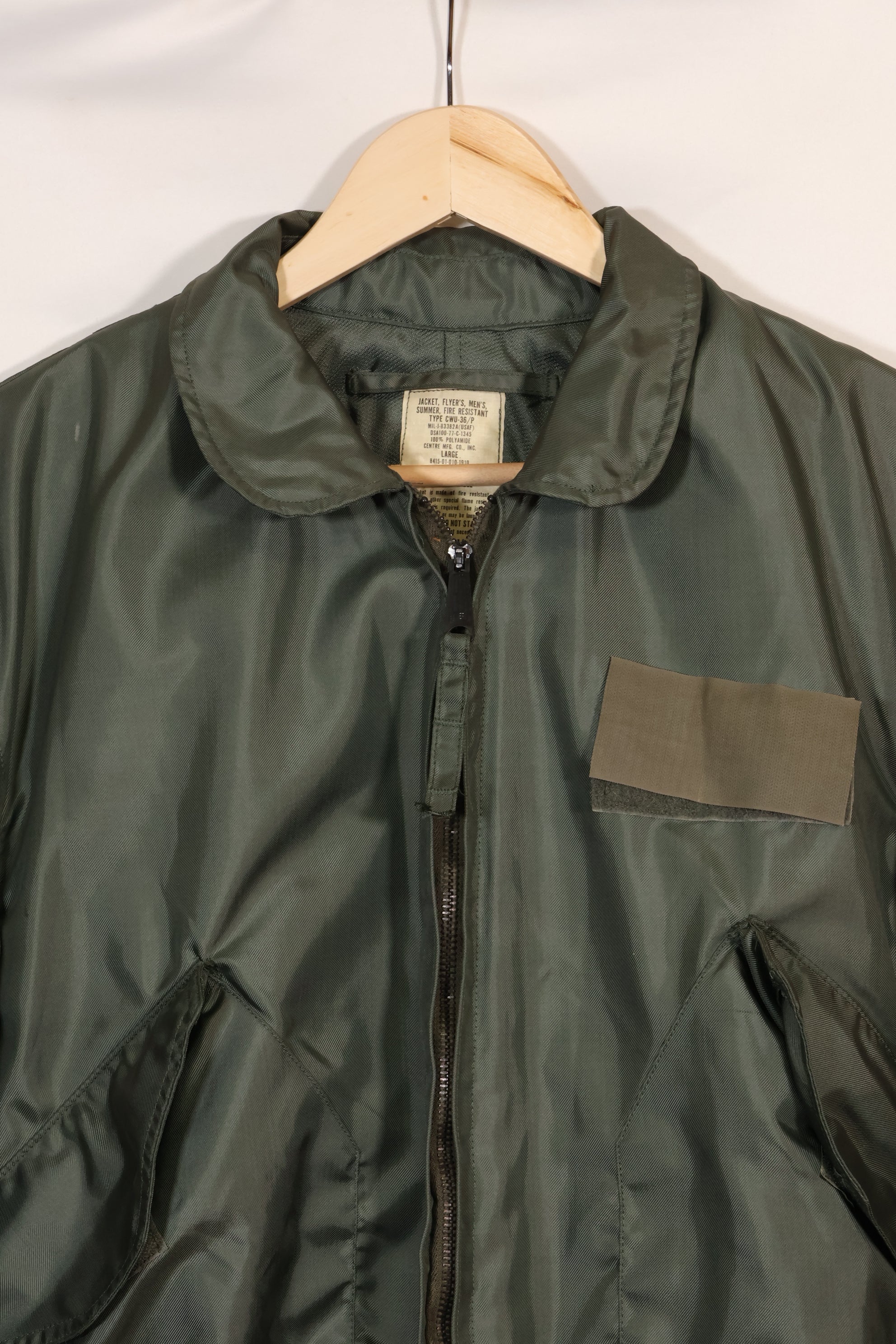 1977年製造　LARGE デッドストック　アメリカ海軍　CWU-36P フライトジャケット