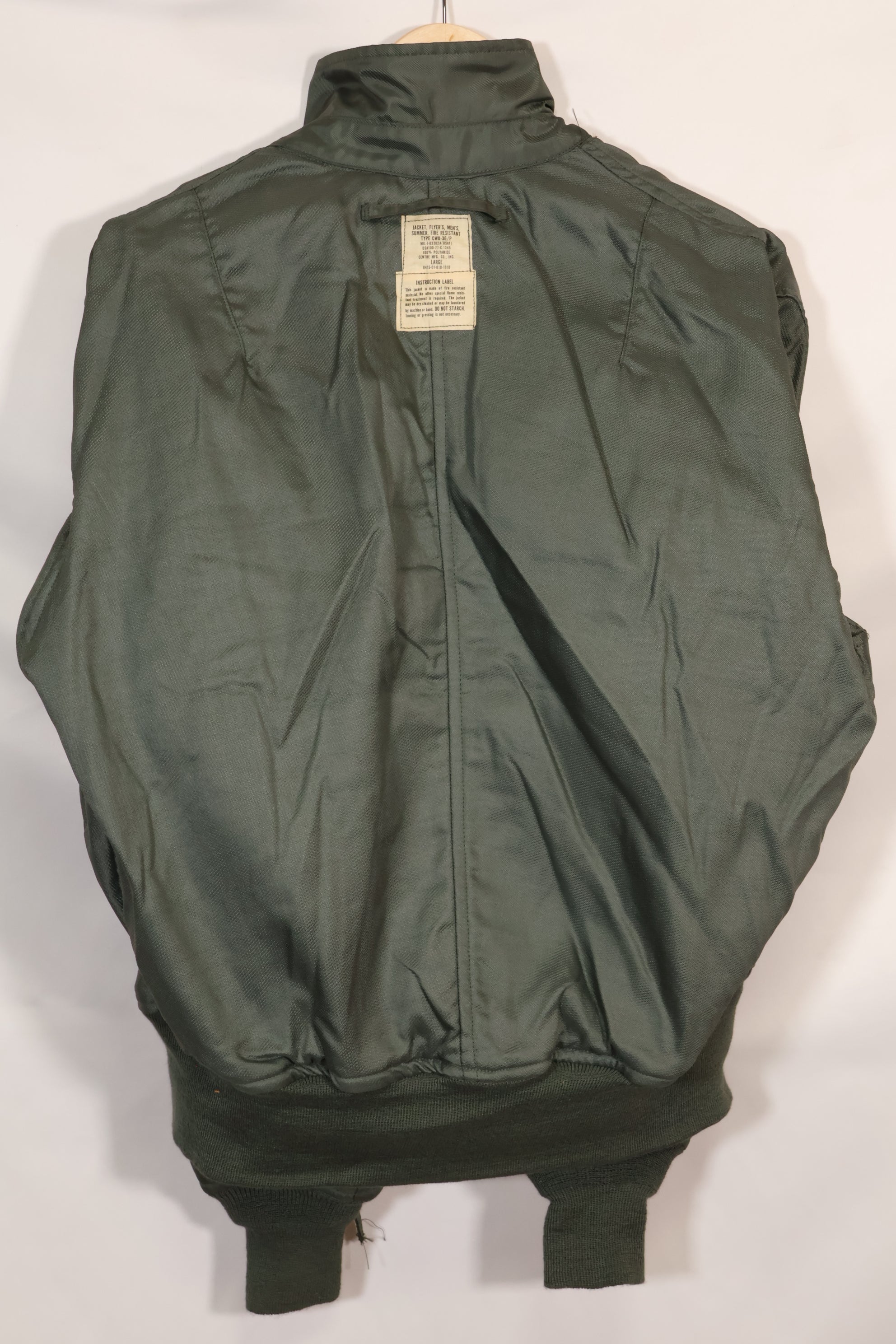 1977年製造　LARGE デッドストック　アメリカ海軍　CWU-36P フライトジャケット