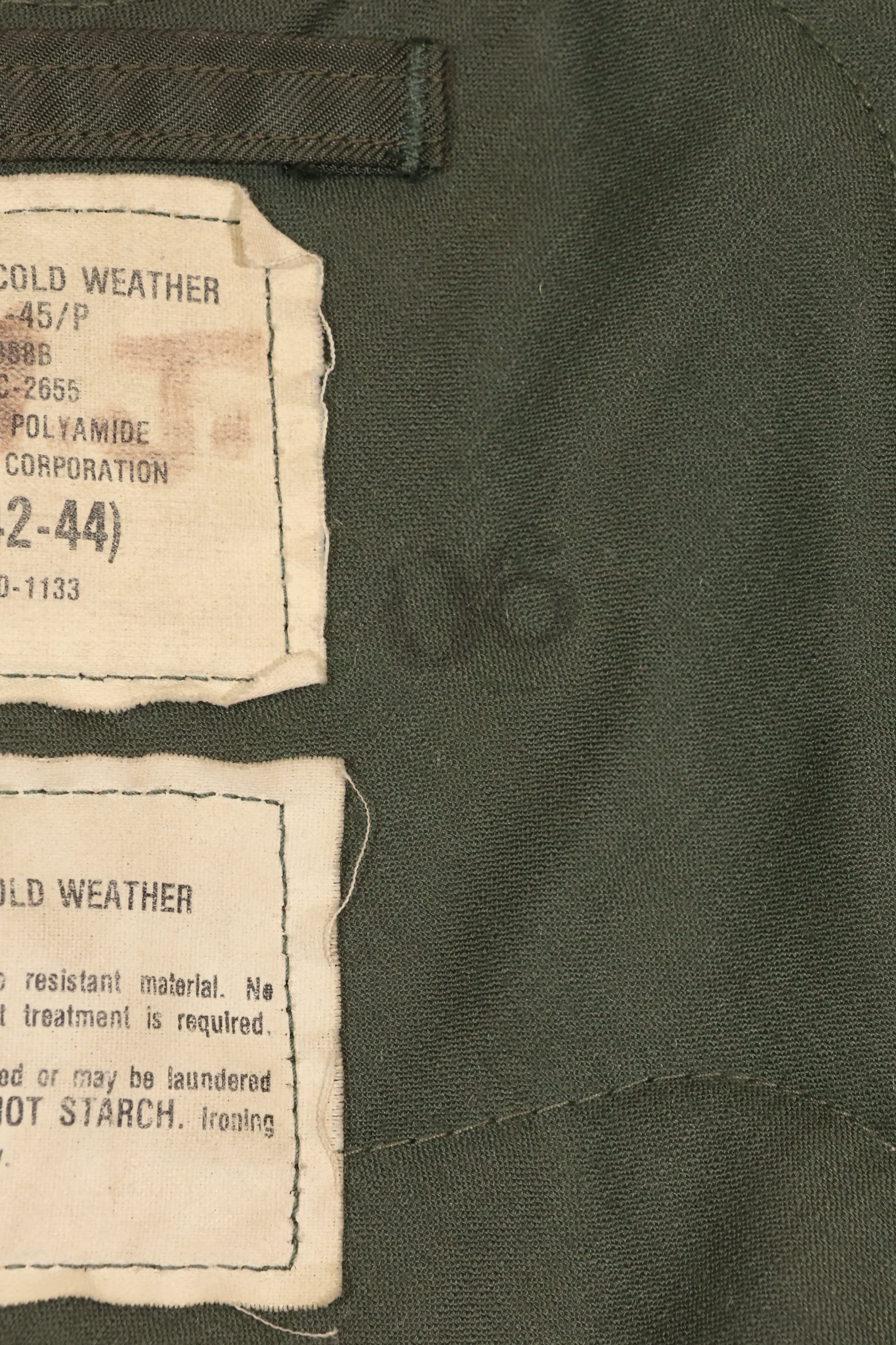 1980年契約　LARGE  USS ENTERPRISE UWC-45P フライトジャケット　個人カスタム品　中古品