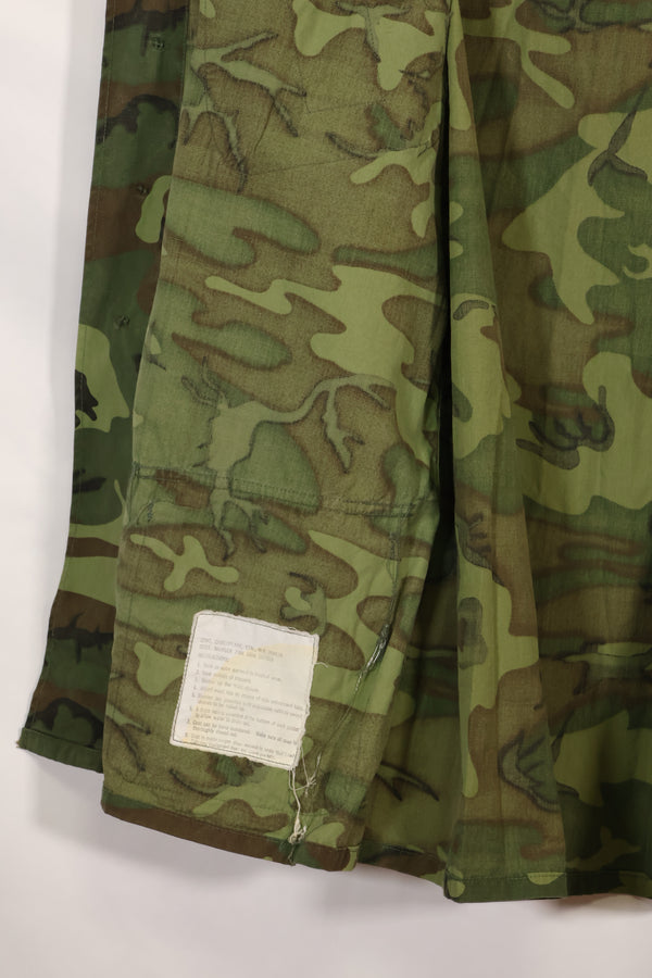 1967年頃　L-R　ノンリップストップ　初期プリント　ERDL　ファティーグジャケット　中古品